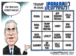 MUELLER QUESTIONS FOR TRUMP by Dave Granlund