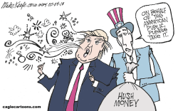 HUSH MONEY by Mike Keefe