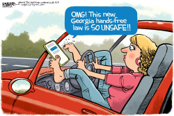 LOCAL Georgia Hands Free Law by Rick McKee