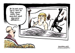 TRUMP AND THE NRA  by Jimmy Margulies