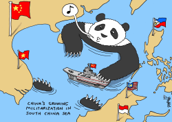 CHINA 'S GROWING MILITARIZATION IN SOUTH CHINA SEA by Stephane Peray