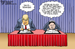 TRUMP AND KIM JUNG UN AFTER IRAN by Bruce Plante