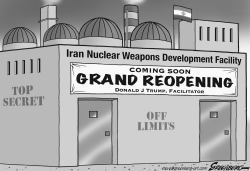 NUCLEAR REOPENING BW by Steve Greenberg