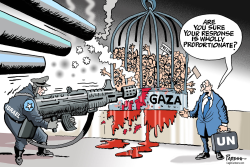 ISRAELI GAZA RESPONSE by Paresh Nath