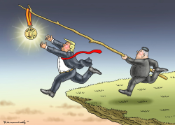 Trump Nobel Prize by Marian Kamensky