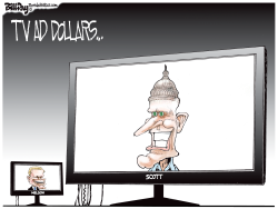 TV AD DOLLARS FLORIDA by Bill Day