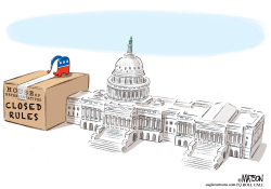 REPUBLICANS RUN HOUSE OF REPRESENTATIVES UNDER CLOSED RULES by RJ Matson