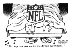 NFL AND THE NATIONAL ANTHEM by Jimmy Margulies