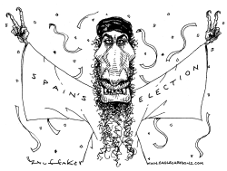 SPAIN ELECTION by Sandy Huffaker