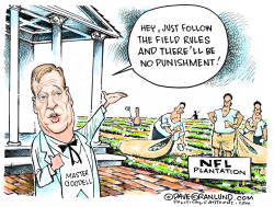 NFL ON-FIELD PROTEST RULE by Dave Granlund