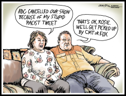 ABC CANCELS ROSEANNE by J.D. Crowe