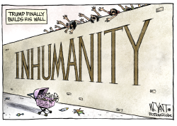 WALL OF INHUMANITY by Christopher Weyant