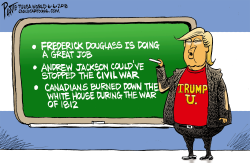 TRUMP TEACHES US HISTORY by Bruce Plante