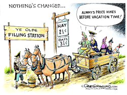 VACATIONS AND FUEL COSTS by Dave Granlund