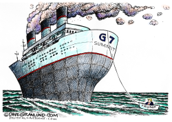 G7 SUMMIT AND TRUMP by Dave Granlund