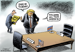 GETTING READY FOR THE KIM MEETING by Patrick Chappatte