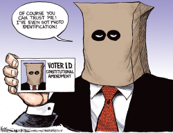 LOCAL NC NEW VOTER PHOTO ID LAW by Kevin Siers
