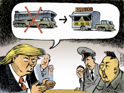 HOW TRUMP CONVINCED KIM by Patrick Chappatte