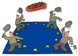 REFUGEES AND EUROPEAN POLITICIANS by Arend Van Dam