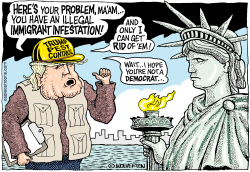 IMMIGRANT INFESTATION by Monte Wolverton