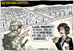 DETENTION CENTERS FOR MEDIA AND DEMS by Monte Wolverton