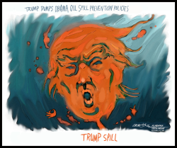 TRUMP SPILL by J.D. Crowe