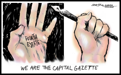 WE ARE THE CAPITAL GAZETTE by J.D. Crowe