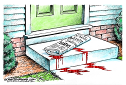 NEWSPAPER SHOOTING IN MD by Dave Granlund
