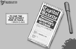 Capital Gazette massacre by Bruce Plante