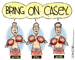 LOCAL PA CASEY AND THE ABORTION ISSUE by John Cole