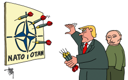 TRUMP AND NATO by Arend Van Dam