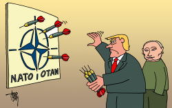 TRUMP AND NATO by Arend Van Dam