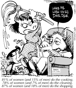 TRUE MARRIAGE WORK ALLOCATION by Daryl Cagle