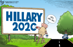 HILLARY 2020 by Bruce Plante