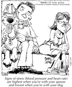 TRUE MARRIAGE DOGSTRESS by Daryl Cagle