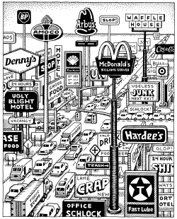 WHAT SPRAWL LOOKS LIKE by Andy Singer