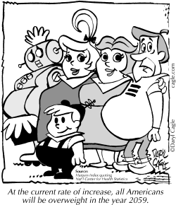 TRUE FAT JETSONS by Daryl Cagle