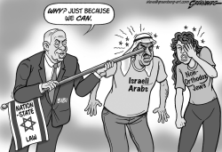 ISRAEL NATION-STATE BW by Steve Greenberg