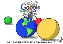 GOOGLE EARTH AND TERRORISM by Stephane Peray