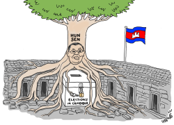 ELECTIONS IN CAMBODIA by Stephane Peray