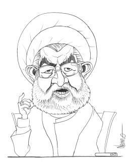 Iranian President Rouhani by NEMØ