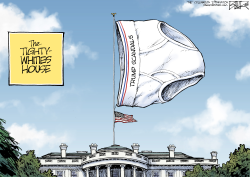 TRUMP DIRTY LAUNDRY by Nate Beeler