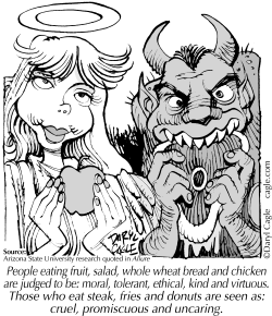 TRUE - GOOD AND BAD FOODS by Daryl Cagle