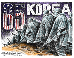 Korean War 65th by Dave Granlund