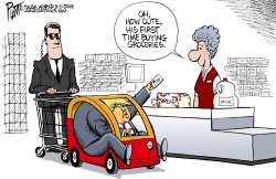 TRUMP AND THE CASHIER by Bruce Plante