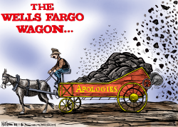 WELLS FARGO'S APOLOGIES by Kevin Siers