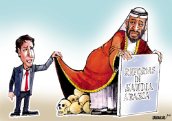 SAUDI ARABIA AND CANADA by Sabir Nazar