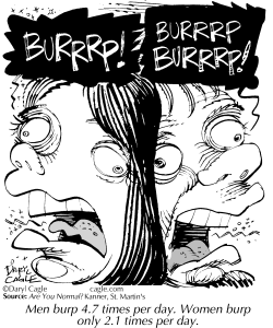 TRUE - MEN AND WOMEN BURP by Daryl Cagle
