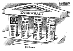 FREEDOM OF THE PRESS by Jimmy Margulies