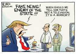TRUMP - ENEMY OF THE STATE by Christopher Weyant